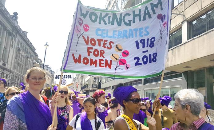 Celebran 100 años de que británicas ganaron derecho a votar