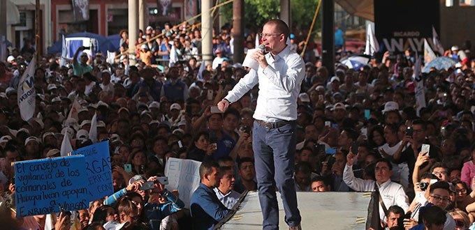 Anaya asegura que logrará un triunfo contundente el 1 de julio