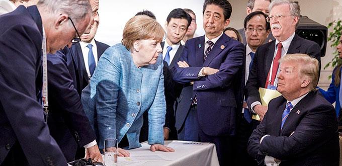 Trump abandona postura del G7; culpa a Trudeau