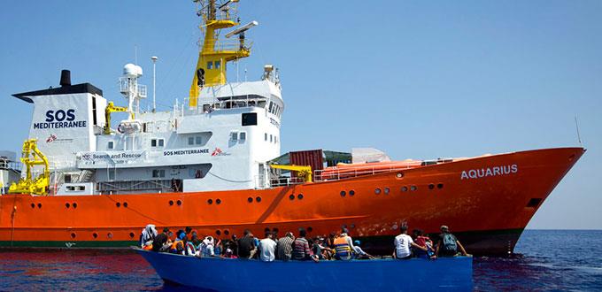 España recibirá el barco con 629 migrantes tras negativa de Italia y Malta