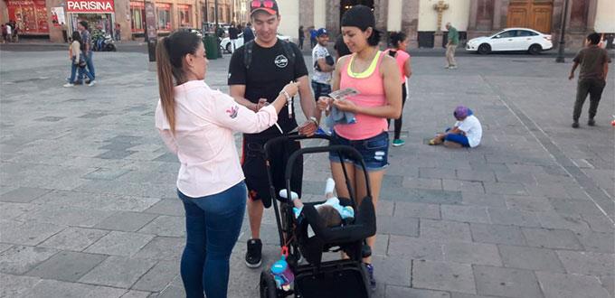Promocionan el voto y difunden colores de urnas y boletas