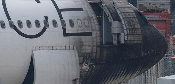 Fuego en aeropuerto alemán; 10 heridos