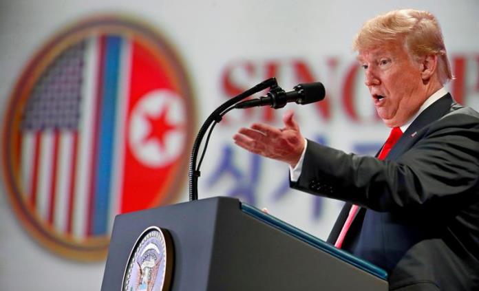 Trump asegura que desnuclearización de Corea del Norte será inmediata