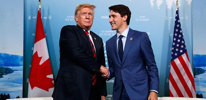 Trump: críticas de Trudeau costarán dinero a Canadá