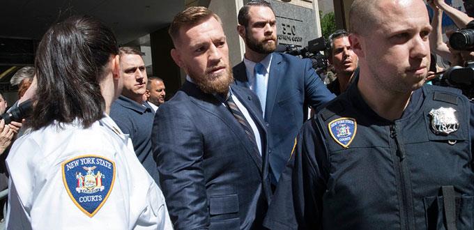 McGregor se presenta ante corte por caso de pelea en Nueva York