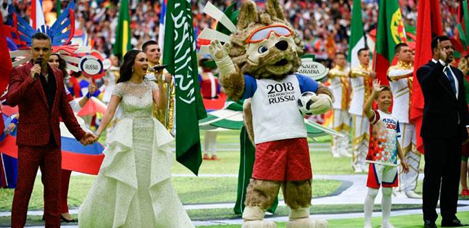 Espectacular inauguración del Mundial Rusia 2018