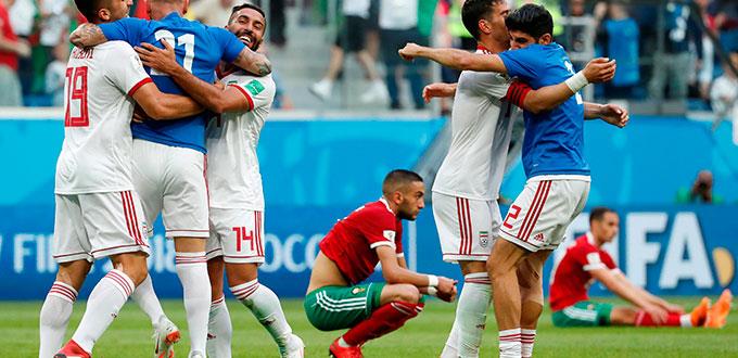 Agónico triunfo de Irán ante Marruecos