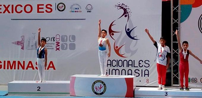 Gimnasta Arturo Martínez logra título nacional