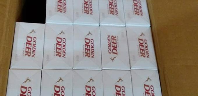 Detienen a sujeto con 50 paquetes de cigarros