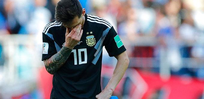 A Messi no lo paró Islandia, lo paró la propia Argentina: Wolf