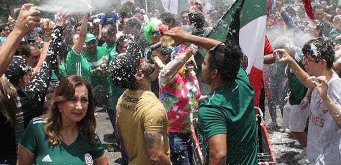 Alistan dispositivo Euforia por segundo partido de México en el Mundial