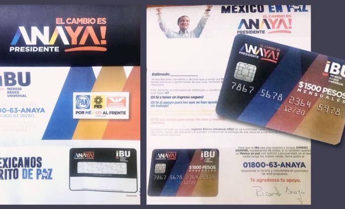 Rechaza INE retirar tarjetas de Anaya; pide revisar datos personales