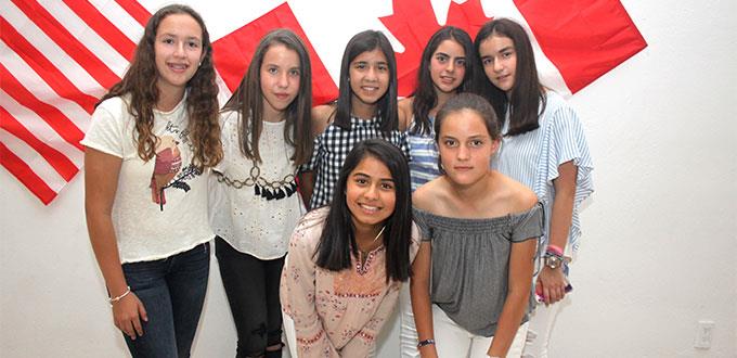María, Paulina, Mariel, Julia, Gaby y Lorenza estudiarán en Canadá
