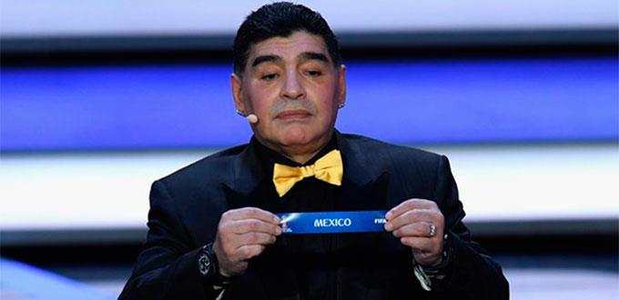 “Yo soy hincha de México desde ya”: Diego Maradona