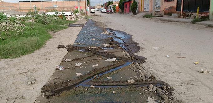 En La Pedroza, lluvias dejan foco de insalubridad