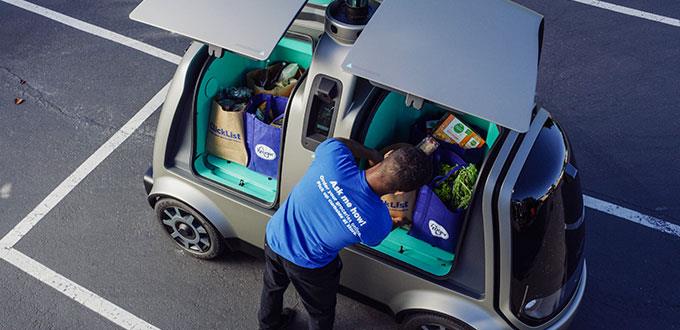 Kroger ofrece productos con vehículos autónomos