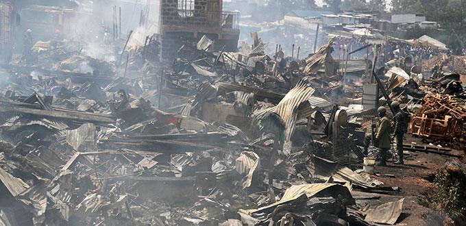 Fuego en mercado de Kenia; mueren 15