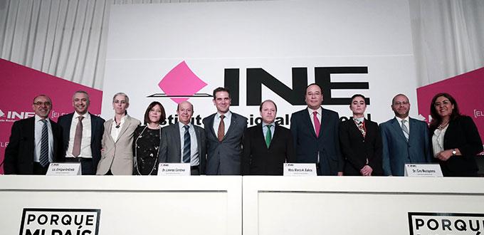 INE pide votar como un mensaje de paz