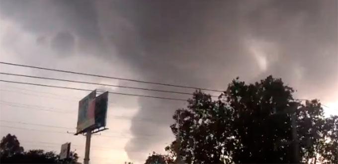 Captan la formación de un tornado en Guadalajara (VIDEO)
