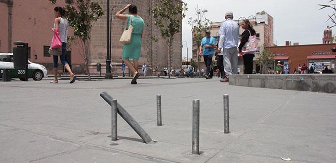 Dejan anclajes propicios... para accidente