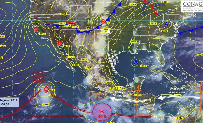 Lluvias con tormentas eléctricas y granizadas, predominarán en el país