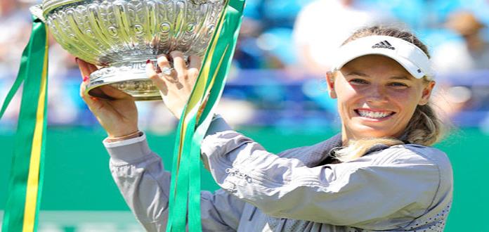 Wozniacki vence a Sabalenka para ganar título en Eastbourne