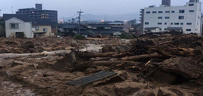 Inundaciones por lluvias en Japón dejan ya 85 muertos