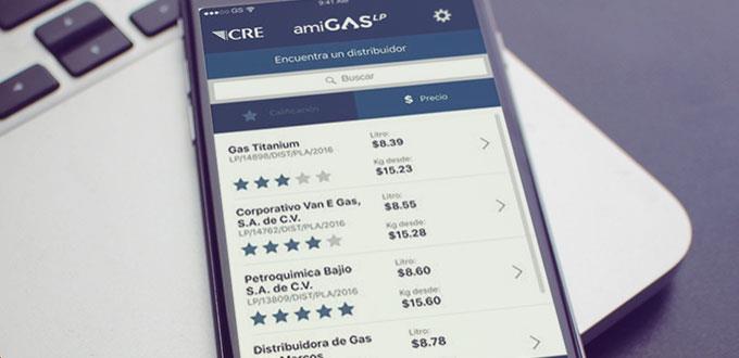 Lanza CRE app sobre precios del gas LP