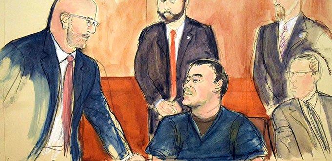 Defensa del Chapo acusa a Fiscalía de ocultarle información en juicio en EEUU