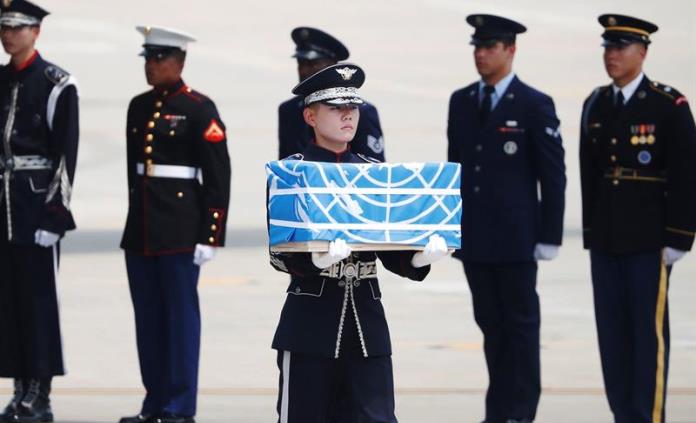 Trump agradece a Kim por entregar restos de soldados muertos en la Guerra de Corea