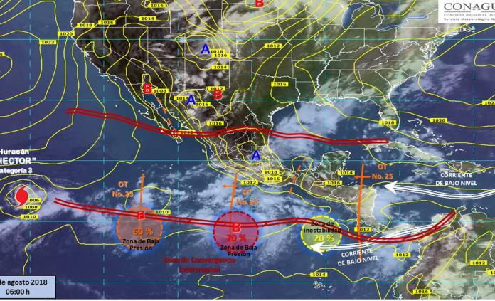 Pronostica Conagua cielo medio nublado por la tarde y chubascos con actividad eléctrica en SLP