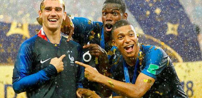 Francia es el nuevo líder del ranking FIFA