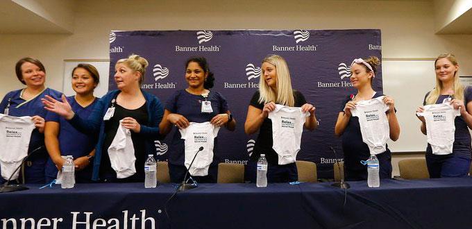 En un hospital de Arizona, 16 enfermeras se embarazan al mismo tiempo