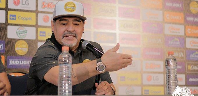 Maradona, con todo disponible para hacer su debut al frente de Dorados