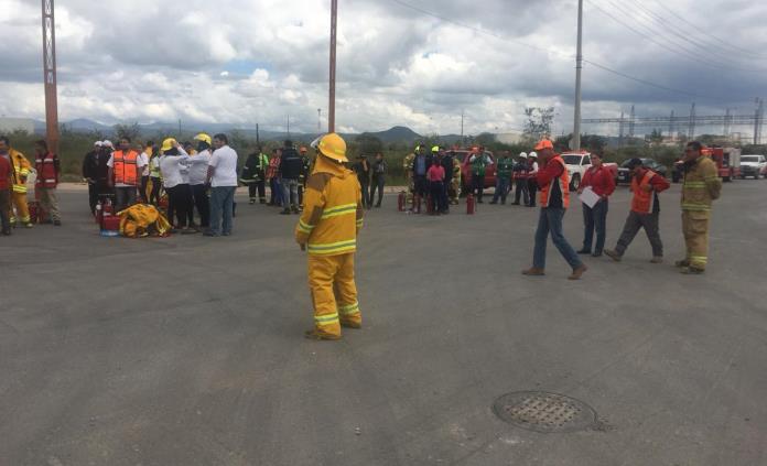 Realizan macro simulacro en Logistik 2