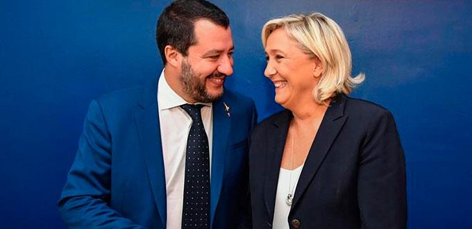 Ultraderecha de Italia y Francia quieren una revolución para salvar Europa