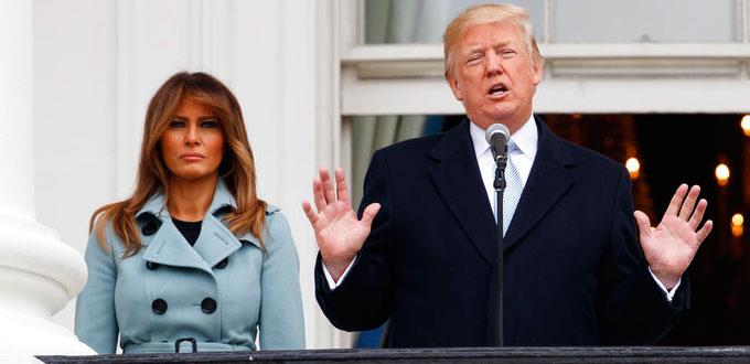 Melania dice que ama a Donald Trump y que no le preocupan los rumores de infidelidad