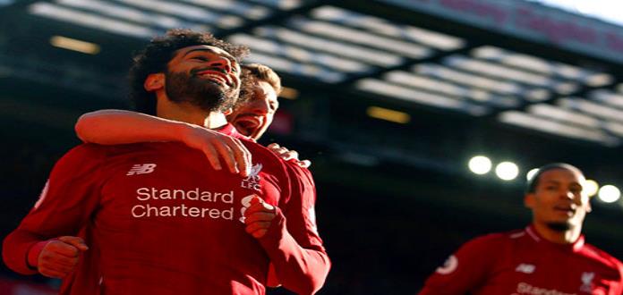 Salah y Mané guían al Liverpool al liderato de la Premier League en solitario