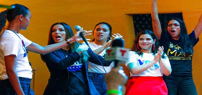 Eva Longoria, América Ferrera, Zoe Saldaña y más marchan por el voto latino en EU