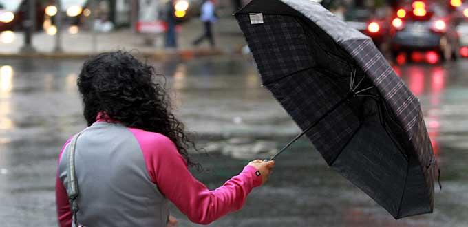 Tormentas y chubascos en centro y sur del país por frente frío número 9