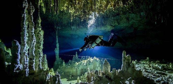 El Gran Acuífero Maya, viaje por los secretos del mundo subacuático