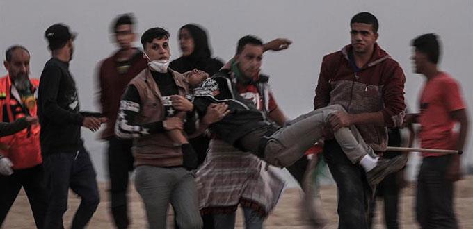 Al menos 13 heridos por disparos del Ejército israelí en protesta en frontera de Gaza