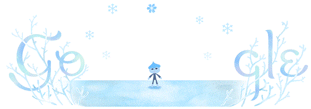 Google da la bienvenida al solsticio de invierno con doodle animado