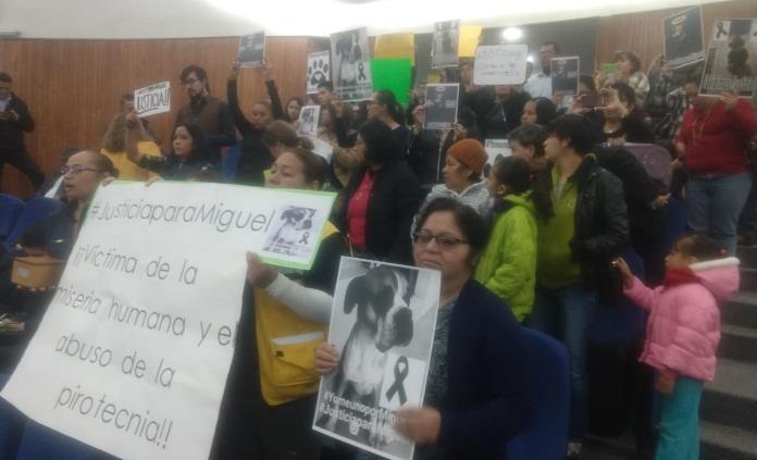 Ciudadanos exigen en Congreso justicia para Miguelito y endurecer las sanciones por maltrato animal