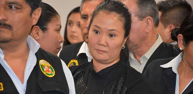 Tribunal peruano rechaza apelación de Keiko Fujimori, que seguirá en prisión