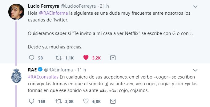 ¿Te invitó a ver Netflix a su casa? La RAE explica lo que significa y como se escribe