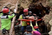 Cerca de 100 personas estarían atrapadas en mina que colapsó en Indonesia