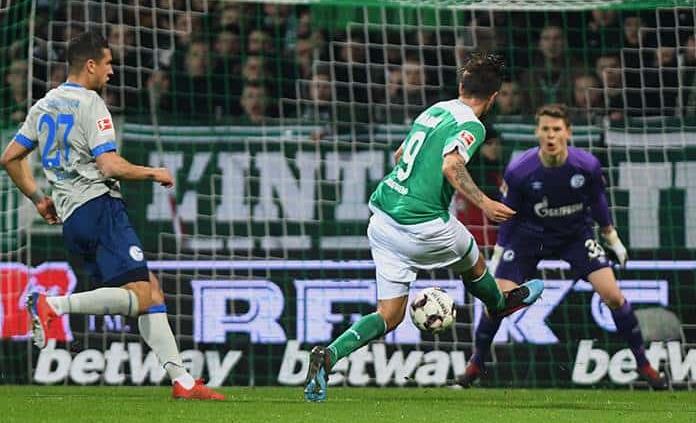 Schalke 04 cae con Werder Bremen, 4-2