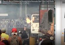 Incendio de convoy del que EEUU acusa a Maduro lo causó opositor, según NYT (VIDEO)