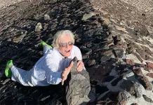 Glenn Close visita Teotihuacán Glenn Close visita Teotihuacán
